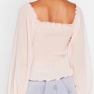 Light pink nastygal top